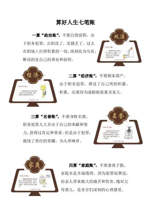 算好人生七笔账
