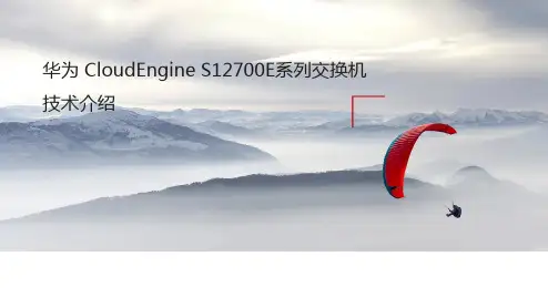 华为 CloudEngine S12700E系列交换机技术介绍