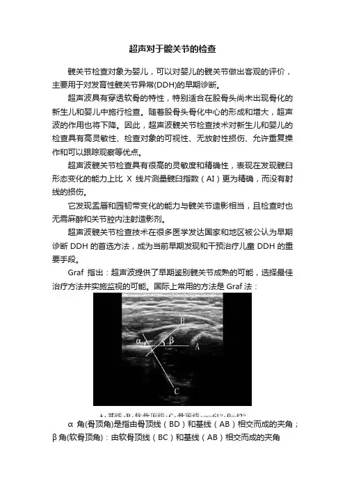 超声对于髋关节的检查