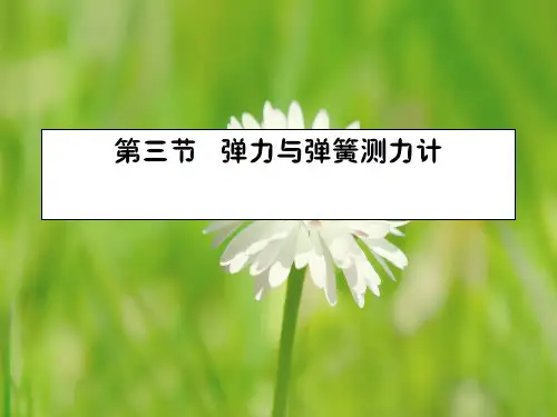八年级物理6.3弹力与弹簧测力计课件31