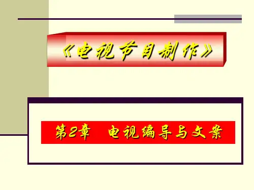 第2章 电视编导与文案