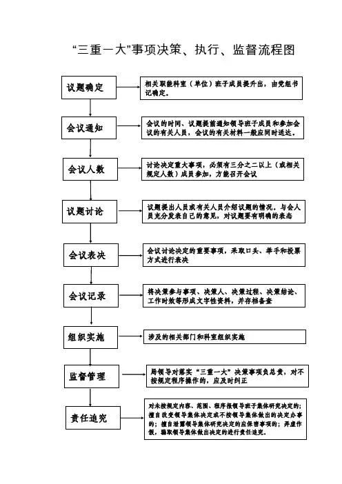 三重一大流程图