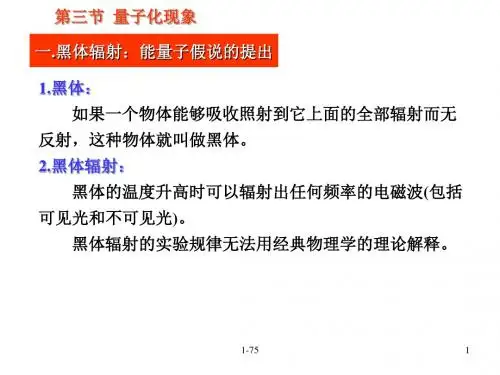 高一物理量子化现象(2019新)