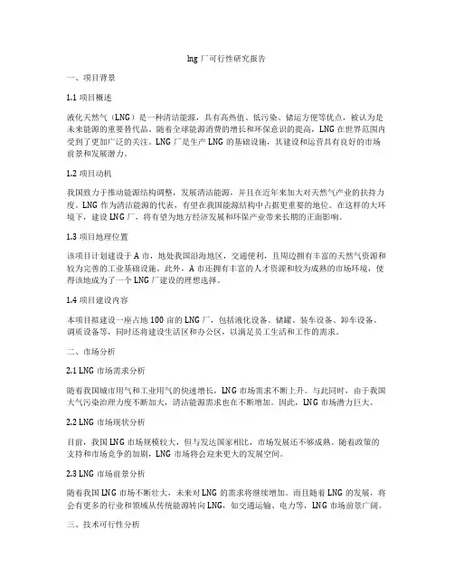 lng厂可行性研究报告