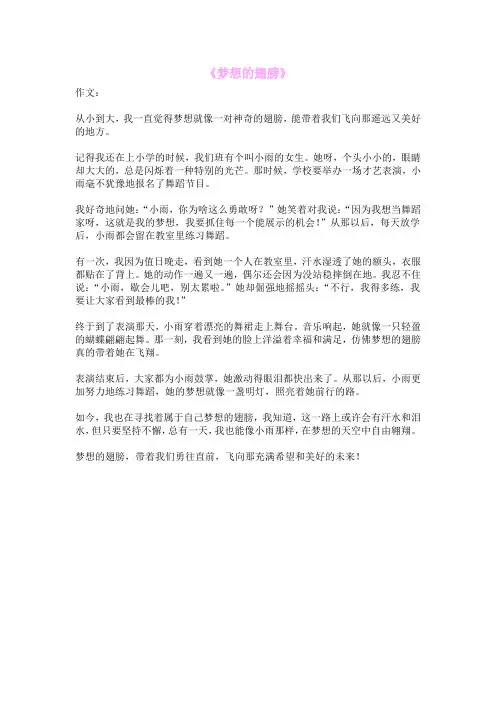 《梦想的翅膀》