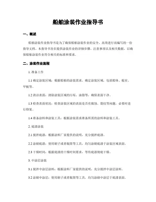 船舶涂装作业指导书