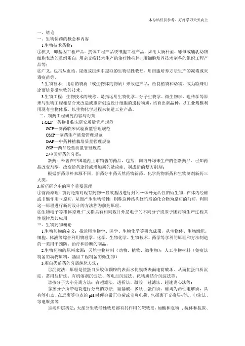 生物制药