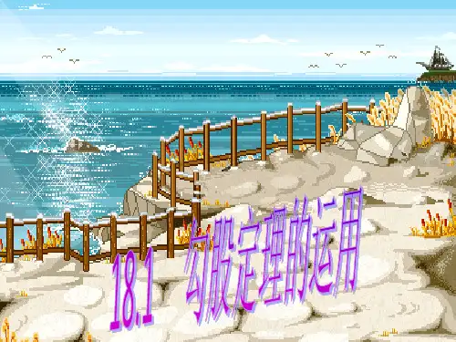 18.1.(5)勾股定理的应用--折叠、蚂蚁问题