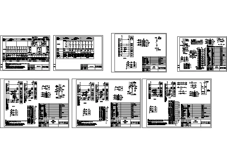 某地工业厂房电气原理设计施工图（全集）