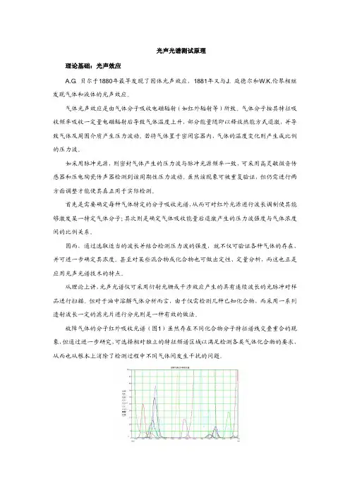 光声光谱测试原理