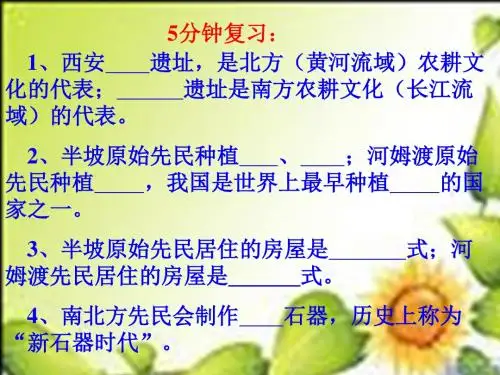中华民族的祖先ppt2 华东师大版