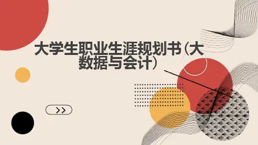 大学生职业生涯规划书大数据与会计