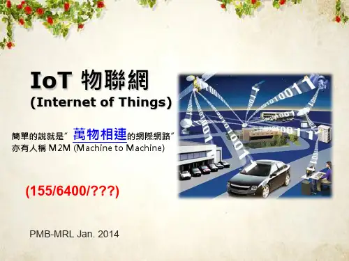 IOT物联网市场报告(PPT 26页)
