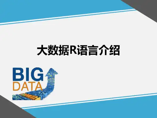 大数据R语言介绍