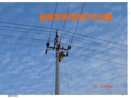配电系统常用开关设备培训课件