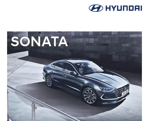 2021年 Hyundai Sonata 第8代产品介绍说明书