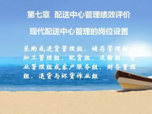 某配送中心管理绩效评价(PPT 36张)