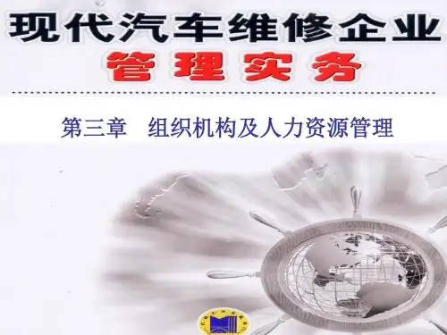 组织机构及人力资源管理培训教材(PPT 73页)