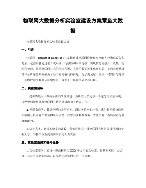 物联网大数据分析实验室建设方案章鱼大数据