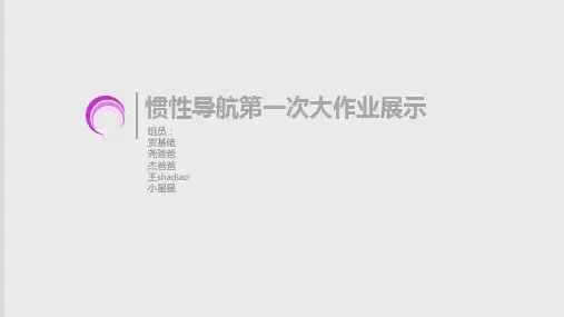 第一次大作业展示PPT
