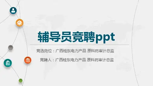 辅导员竞聘ppt