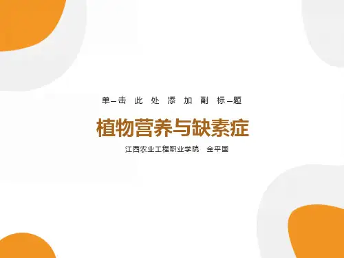 作物营养与缺素症