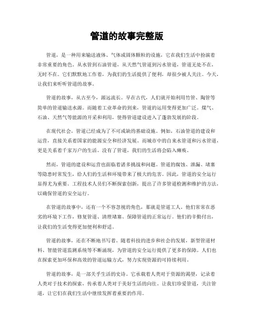 管道的故事完整版