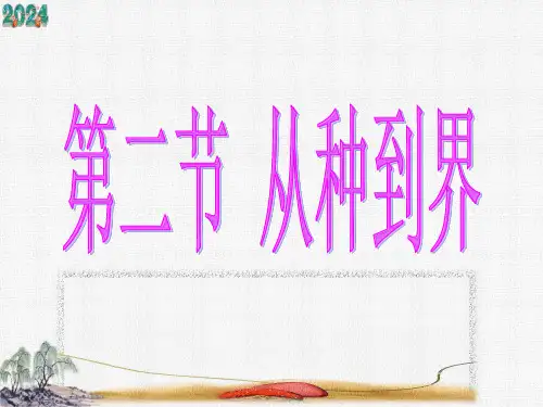 人教版生物八年级上册6.1.2 从种到界 课件(共32张PPT)