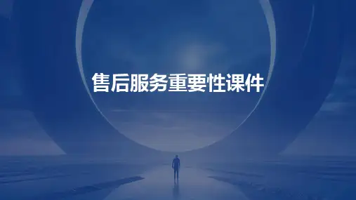售后服务重要性课件