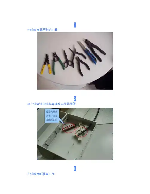 图文讲解光纤熔接全过程