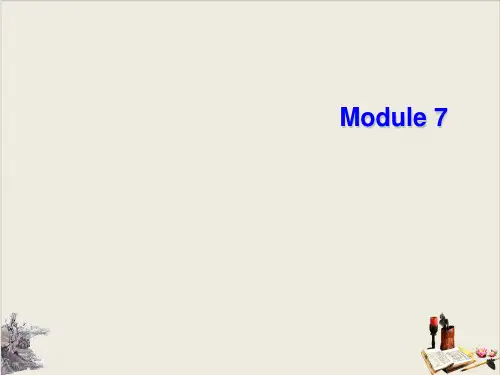 外研版英语九年级上册 Module 7 Unit 3 Language in usePPT