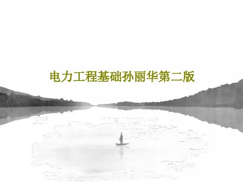 电力工程基础孙丽华第二版46页PPT