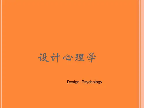 设计心理学 设计案例 
