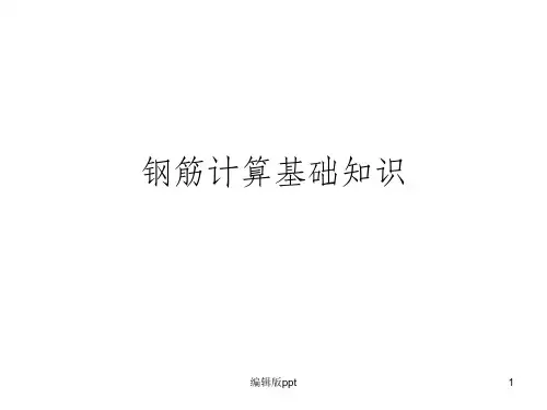 《钢筋计算基础知识》PPT课件