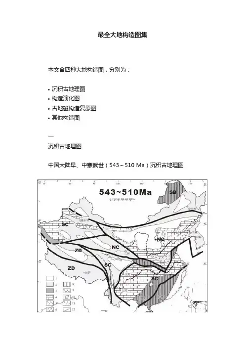 最全大地构造图集