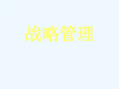 战略管理实务(175页ppt)