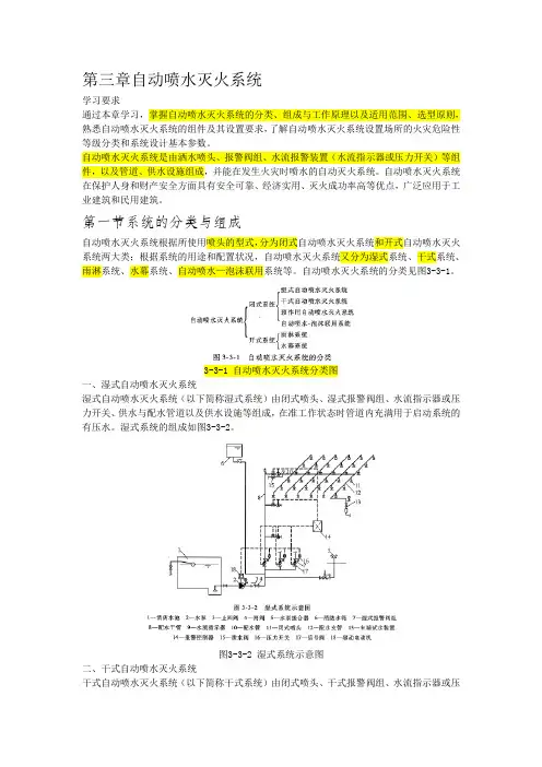第三章自动喷水灭火系统