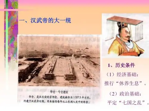 汉武帝的大统一