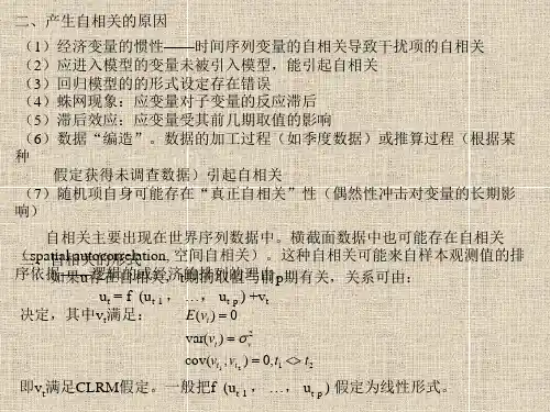 自相关计量经济学南开大学