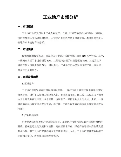 工业地产市场分析