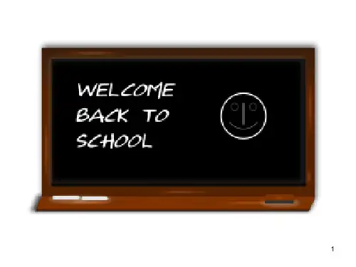 九年级英语开学第一课ppt课件
