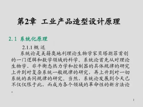 工业产品造型设计第2章  工业产品造型设计原理