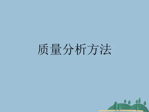 质量分析方法