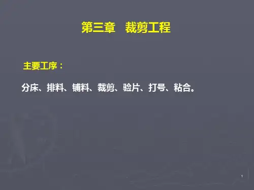 第三章-裁剪工程PPT课件