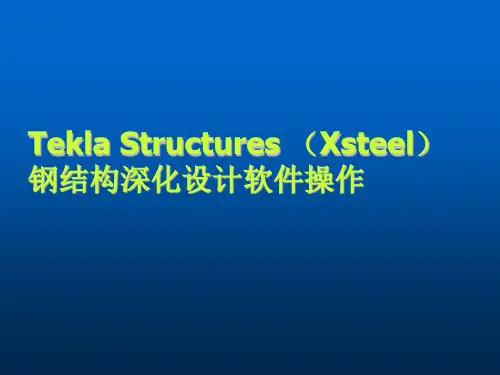 Tekla钢结构BIM软件教程-Tekla建模(基础操作)