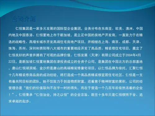 仁恒景观工程记实