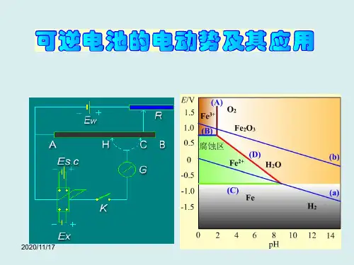 可逆电池的电动势及其应用修改版资料