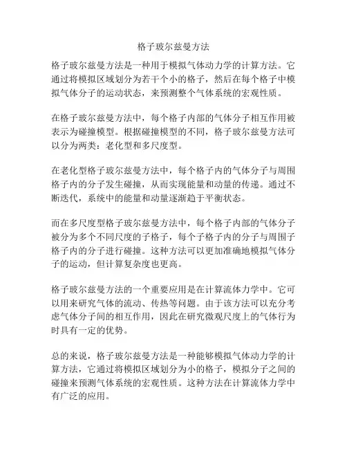 格子玻尔兹曼方法