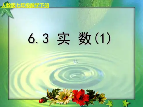 人教版《实数》PPT优质课件初中数学2ppt