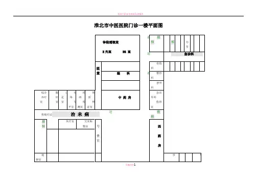 医院门诊平面图
